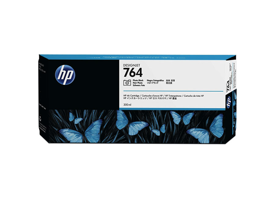 HP 764 300-ml Photo Black Ink Cartridge C1Q17A