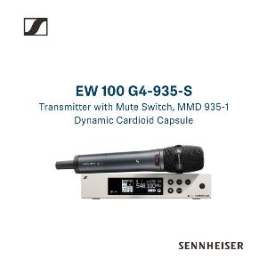 Mic Wireless Sennheiser Type EW 100 G4 - 935 - S