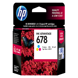 HP 678 Tri-color Ink Cartridge