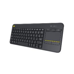 K400 Plus Wireless Touch Keyboard Black AP
