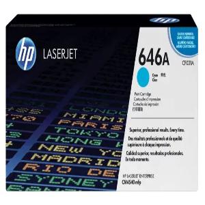 HP 646A Cyan Original LaserJet Toner Cartridge