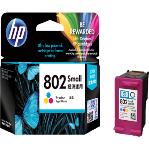 HP 802 Small Tri-color Ink Cartridge
