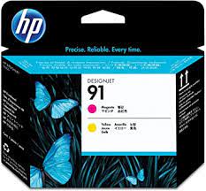 HP 91 Magenta And Yellow DesignJet Printhead