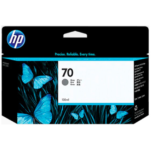 HP 70 Gray 130 Ml Ink Cartridge DesignJet Printer