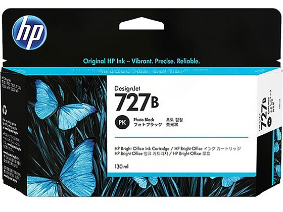 HP 727B 130-ml Photo Black DesignJet Ink Cartridge