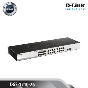 Gigabit Ethernet Web Smart Switch, 24 X 10/100/1000Base-T, 2 X 100/1000Mbps GbE / SFP Combo Gigabit Standard Smart Managed Switch, MAC Address 8K, Fanless, 6KV Surge Protection