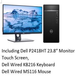 DELL Optiplex 7080 MT/i7/16GB/AMD Radeon/256GB+2TB HDD/Win10Home/23.8 Touch/3Y