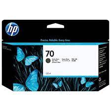 HP 70 Matte Black 130 Ml Ink Cartridge HP DesignJet Printers.