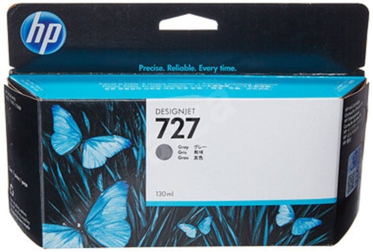 HP 727 300-ml Gray DesignJet Ink Cartridge, F9J80A