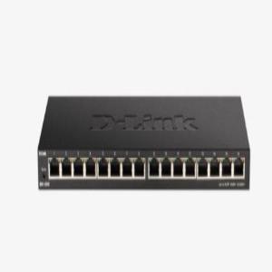 10/100/1000, 16-ports 16-Port 10/100/1000 Base-T Unmanaged Standalone Slim Gigabit Switch (Metal)