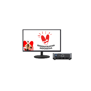 Dirga Mini PC (i3-7100/4GB/500GB HDD/W10Home/18.5Inch/2Yrs Warranty) D520-GM313W