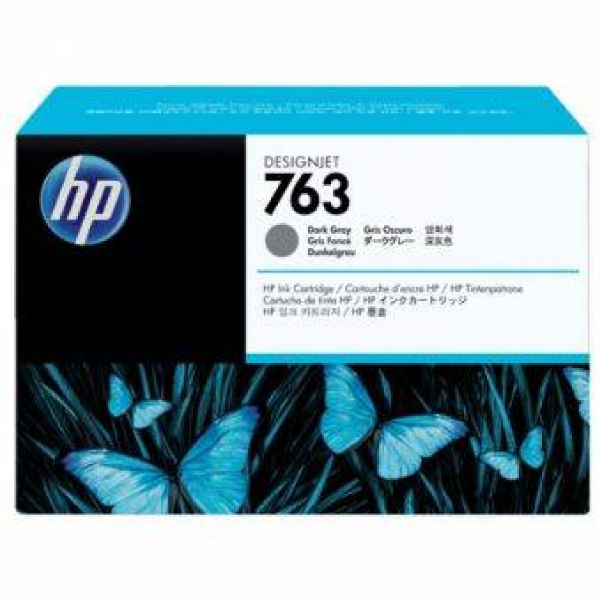 HP 763 775-ML DARK GRAY DESIGNJET INK CARTRIDGE CN073A