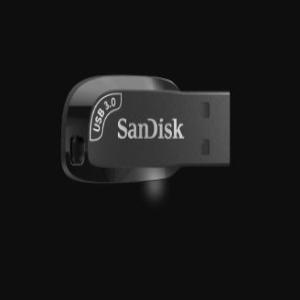 SanDisk Ultra Shift USB 3 Flash Drive, CZ410 128GB, USB3, Black, Compact Design, 5Y