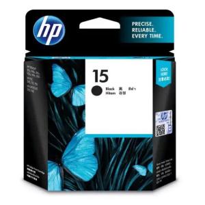 HP 15 Black Ink Cartridge, 25ml