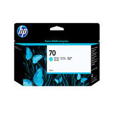 HP 70 Light Cyan 130 Ml Ink Cartridge HP DesignJet Printers.