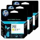 HP 711 3-pack 29-ml Yellow Designjet Ink Cartridge
