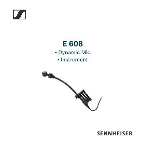 Mic Kabel Sennheiser Type E 608