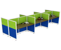 WORKSTATION 6 PERSON VWS 6-06