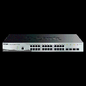 Gigabit Ethernet Web Smart Switch, 24 10/100/1000Base-T Ports + 4 SFP Ports Metro Switch