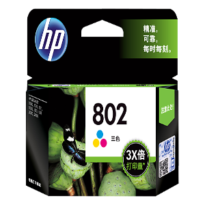 HP 802 Tri-color Ink Cartridge