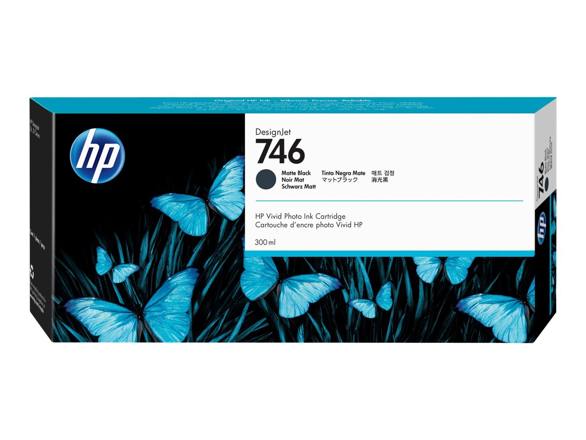HP 746 300ml Matte Black Ink Cartridge