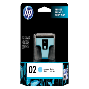 HP 02 Light Cyan Ink Cartridge