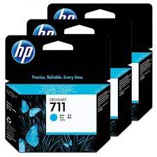 HP 711 3-pack 29-ml Cyan Designjet Ink Cartridge