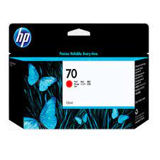 HP 70 Red 130 Ml Ink Cartridge DesignJet Printer