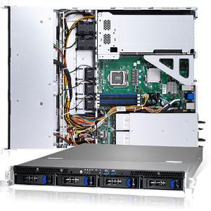 Datacenter Optimized Rackmount Server (E-2100/16GB/1TB/RPSU/DualNIC/1U) B5556G24EV4HR-2T