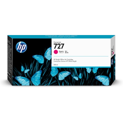 HP 727 300-ml Magenta DesignJet Ink Cartridge, F9J77A