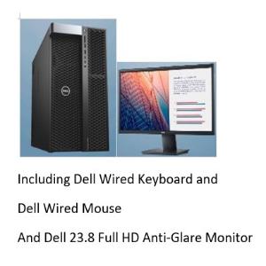 Dell Precision Fixed Workstation 7920 MT/Xeon Silver 4216/128GB/2x4TB/Radeon Pro WX 2100/Win10Pro For WS/23.8/NT/3YPlus