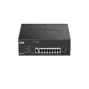 L2 Stackable Gigabit Managed Switches-POE,8 X 10/100/1000BASE-T PoE Ports + 2 X 100/1000 Mbps SFP Ports Managed Access Switches, 8K Mac Address Table, Power Budget : 65 W