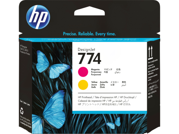 HP 774 Magenta/Yellow DesignJet Printhead