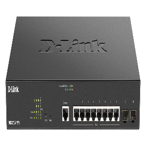 L2 Stackable Gigabit Managed Switches-POE,8 X 10/100/1000BASE-T PoE Ports + 2 X 100/1000 Mbps SFP Ports Managed Access Switches, 8K Mac Address Table, Power Budget : 130 W