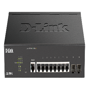 L2 Stackable Gigabit Managed Switches,8 X 10/100/1000BASE-T Ports + 2 X 100/1000 Mbps SFP Ports Managed Access Switches 8K Mac Address Table