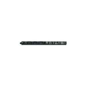 32A Ini, 230V Vertikal PDU Fase Tunggal Memiliki (24) C13 Dan (6) C19 Wadah CE Compliant. Hitam ( P30B06M )
