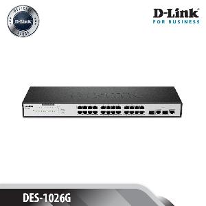 10/100 26-ports, 24-Port 10/100 Mbps Switch With 2 Gigabit Copper/SFP Ports(Metal)