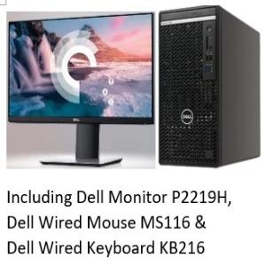 DELL Optiplex 5080 MT/i3/8GB/256GB PCIe NVMe SSD + 1TB HDD/Win10Pro/21.5/NT/3Y