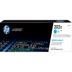 HP 202X Cyan LaserJet Toner Cartridge