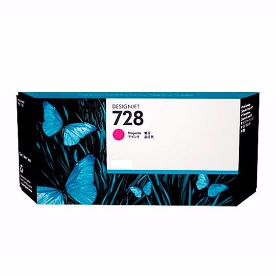 HP 728 300-ml Magenta DesignJet Ink Cartridge F9K16A