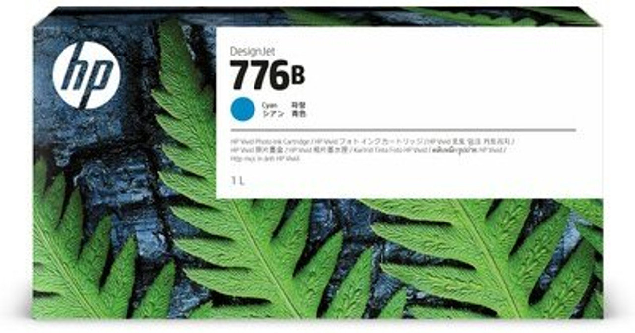 HP 776B 1L Cyan Ink Cartridge
