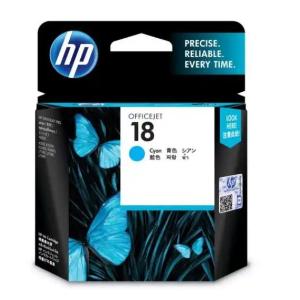 HP 18 Cyan Ink Cartridge