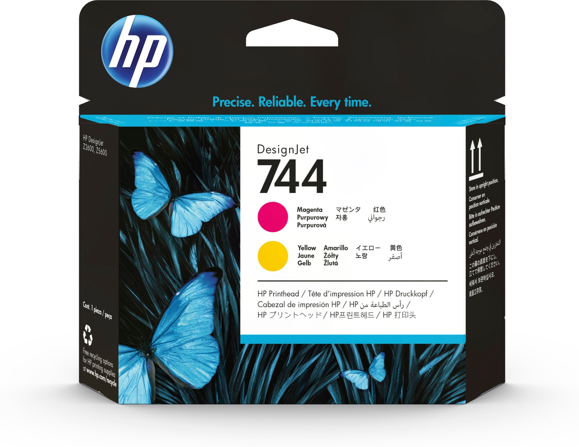 HP 744 Magenta/Yellow DesignJet Printhead,F9J87A